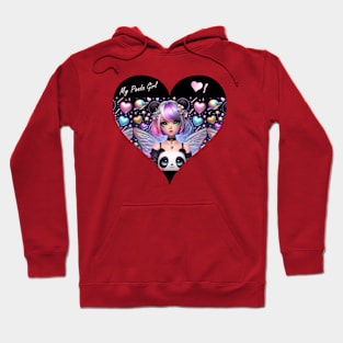 Goth Fairy Panda Girl Hoodie